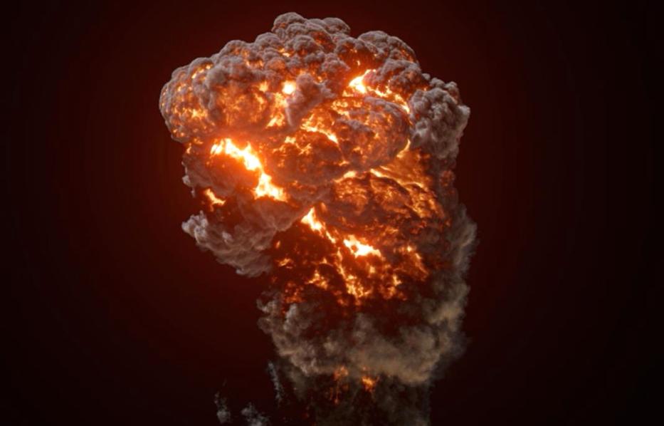 巨大爆炸煙火特效合成視頻參考 巨大爆炸煙火特效合成視頻參考