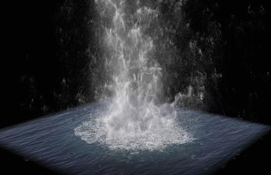 水面上爆炸起水花的特效參考 水面上爆炸起水花的特效參考