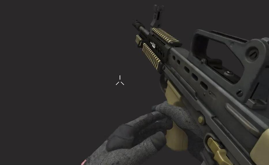 SA80 卡賓槍開槍射擊換子彈等動作
