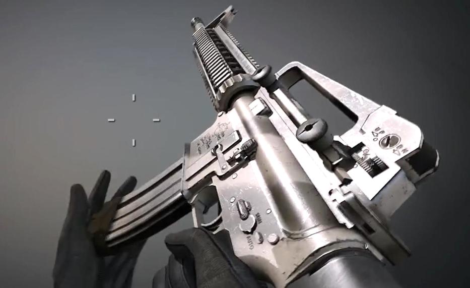 M16自動步槍換子彈上膛動作參考