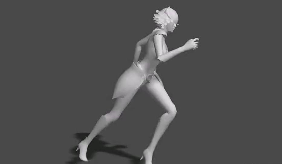 游戲女性跑
