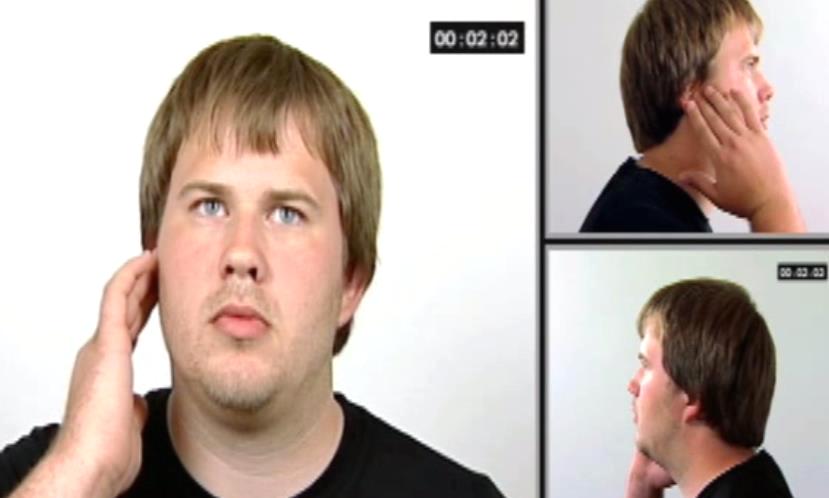 男人認真聽電話思考的表情 男人認真聽電話思考的表情