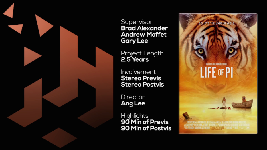 D(zhun)dɵƯ (2012) | (dng)(hu)A(y)[ʾ  Life of Pi (2012) | Previs Reel 