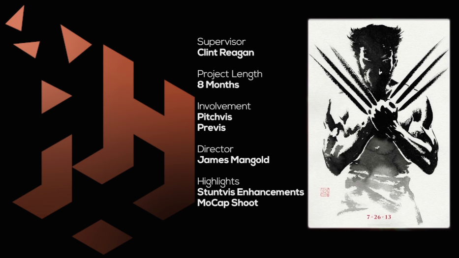轉載：金剛狼2 預覽演示  The Wolverine Previs Reel