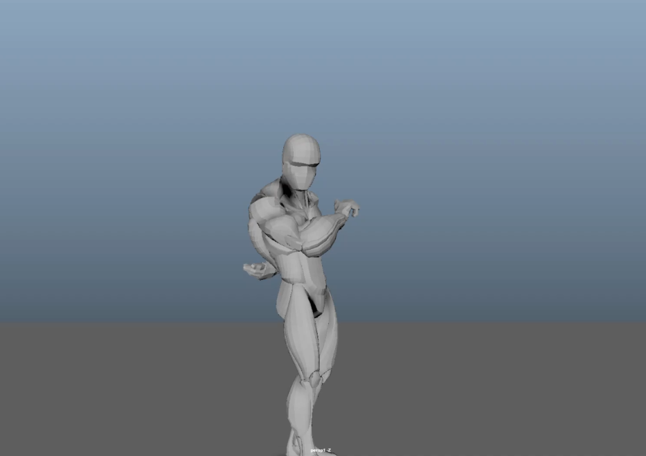 一段寫實的臨摹動作